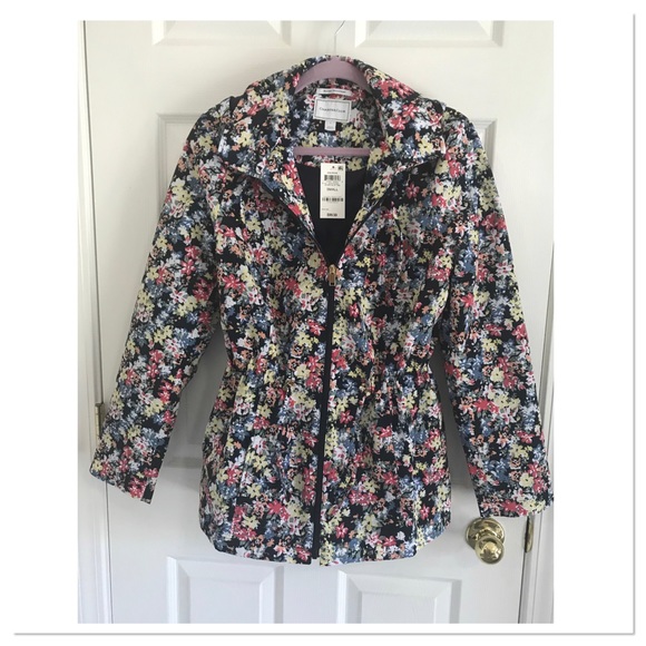 Charter Club Floral Anorak Jacket - Picture 5 of 6